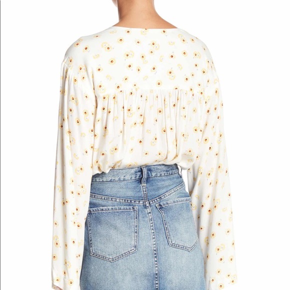 Free People Fourties Feels Printed Body Suit - Picture 4 of 8